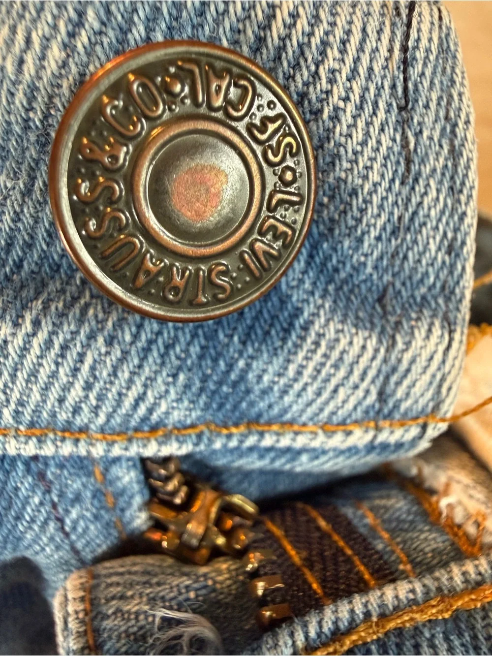Vintage 1987 Orange Tab Levi’s 30x30 Button 536 Made in USA